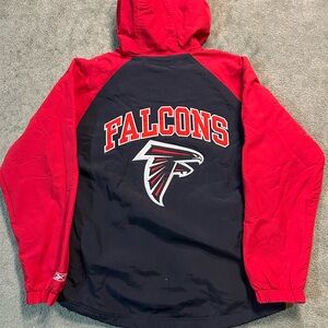 Vintage 90s Reebok Atlanta Falcons Jacket Medium Embroidered Y2K Football